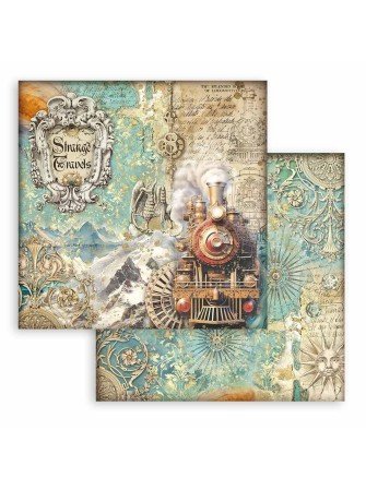 Pack papiers 20 x 20 cm  - "Collection "Sir Vagabond in Fantasy World" - Stamperia