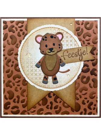 Plaque d'embossage - Leopard - Nellie's Choice