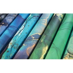 Ocean  - Collection "the essential - Ink Drops" - Kit papiers 8" x 8" - Craft Consortium