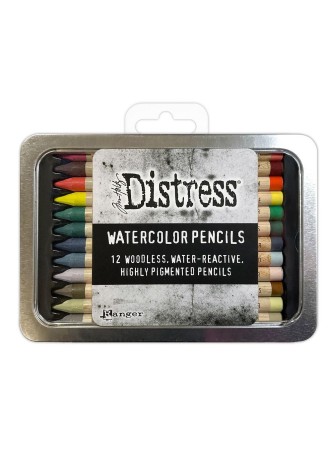 Distress Watercolor Pencils...
