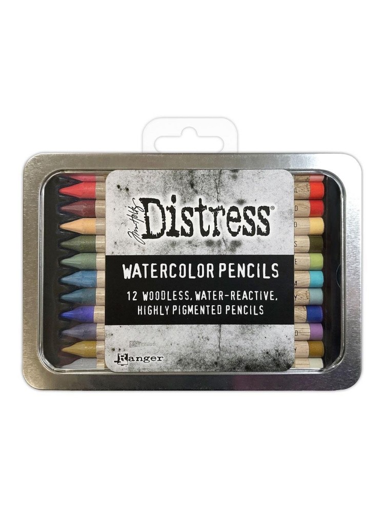 Distress Watercolor Pencils : set 6 - Ranger