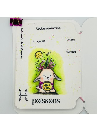 Tampon Clear - Doudou Poissons - Collection hors série Doudouland "les Astros" - Chou & Flowers