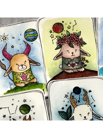Tampon Clear - Doudou Vierge - Collection hors série Doudouland "les Astros" - Chou & Flowers