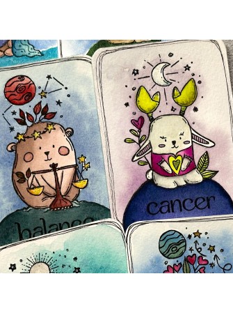 Tampon Clear - Doudou Cancer - Collection hors série Doudouland "les Astros" - Chou & Flowers