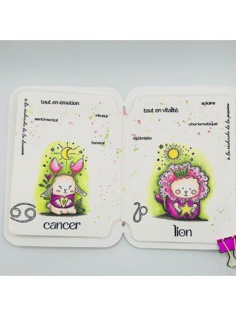 Tampon Clear - Doudou Cancer - Collection hors série Doudouland "les Astros" - Chou & Flowers