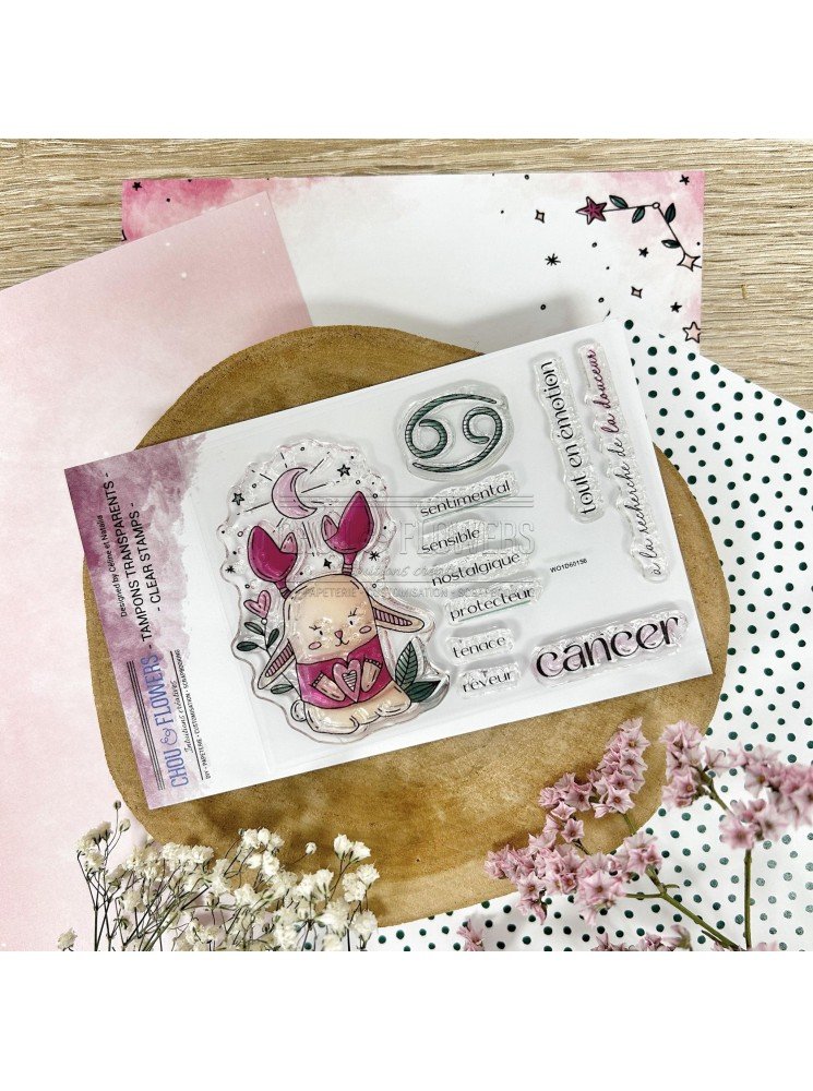 Tampon Clear - Doudou Cancer - Collection hors série Doudouland "les Astros" - Chou & Flowers