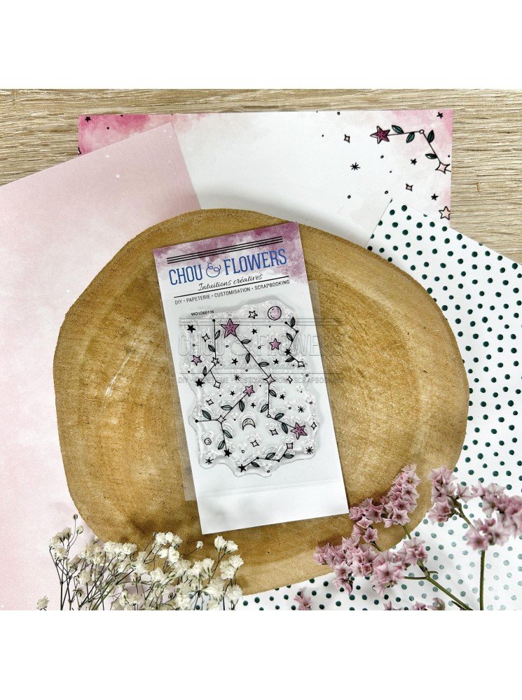 Tampon Clear - Ciel étoilé - Collection hors série Doudouland "les Astros" - Chou & Flowers