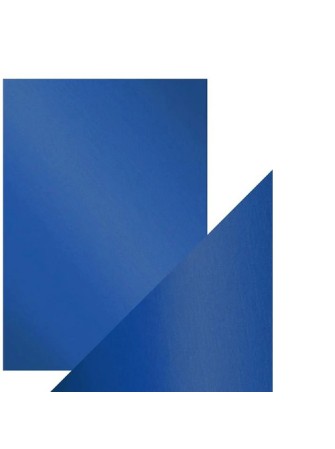 Pack 5 feuilles de papier Miroir A4 - Cobalt Velour - Tonic Studio