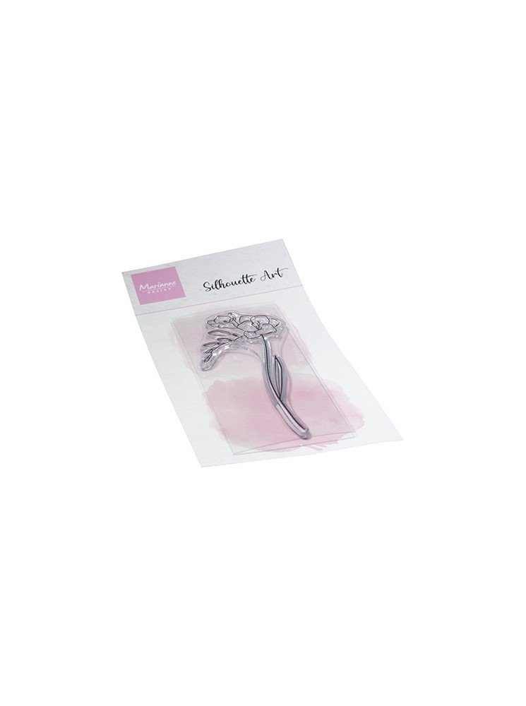 Freesia - tampon clear - Collection "Silhouette Art" - Marianne Design