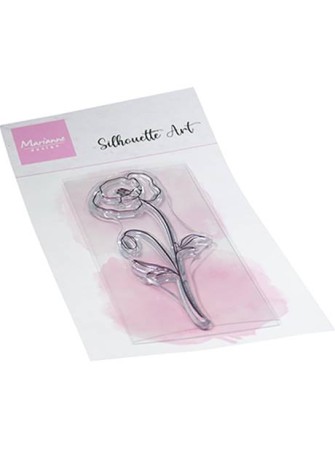 Poppy - tampon clear - Collection "Silhouette Art" - Marianne Design