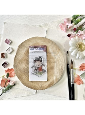 Tampon Clear - Doudou "Porte-bonheur" - Collection "Soleil Levant" - Chou & Flowers
