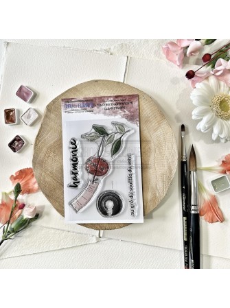 Tampon Clear - Clochette à Vent - Collection "Soleil Levant" - Chou & Flowers