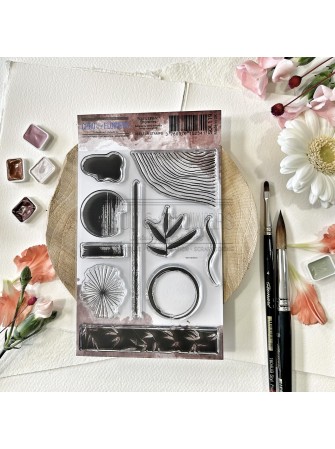 Tampon clear - Empreintes - Collection "Soleil Levant" - Chou & Flowers