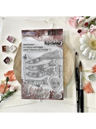 Tampon clear - Koinobori - Collection "Soleil Levant" - Chou & Flowers