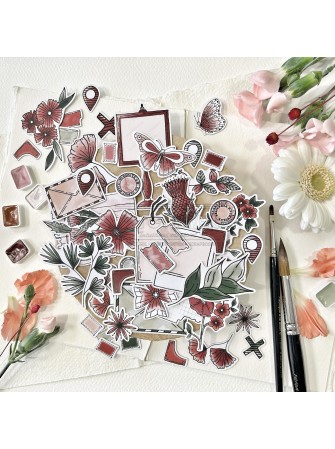 Die cuts Flowers - Collection "Soleil Levant" - Chou & Flowers