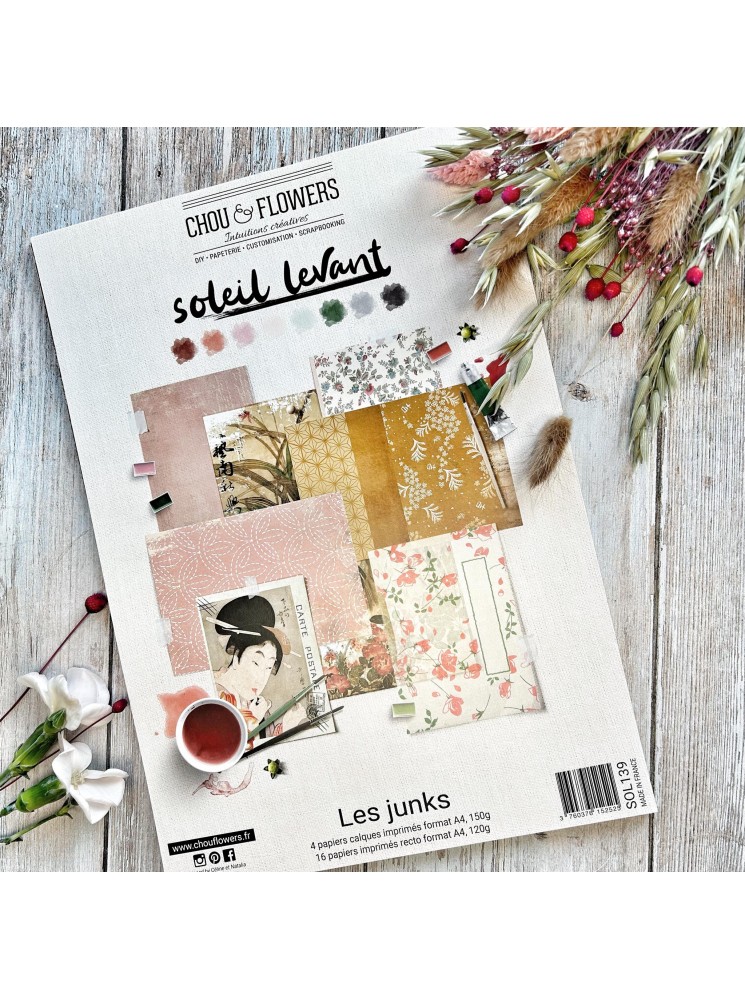 Les Junks - Collection "Soleil Levant" - Chou & Flowers