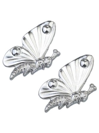 Papillons en aluminium 3D -...