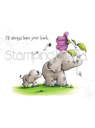I'll always have your back - Collection "Stuffies" - Tampon cling - Stampingbella