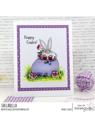 Gnome on an Egg - Collection "The Gnomes" - Tampon cling - Stampingbella