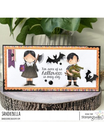 Goth Kids - collection "Uptown Girls" - Tampon cling - Stampingbella