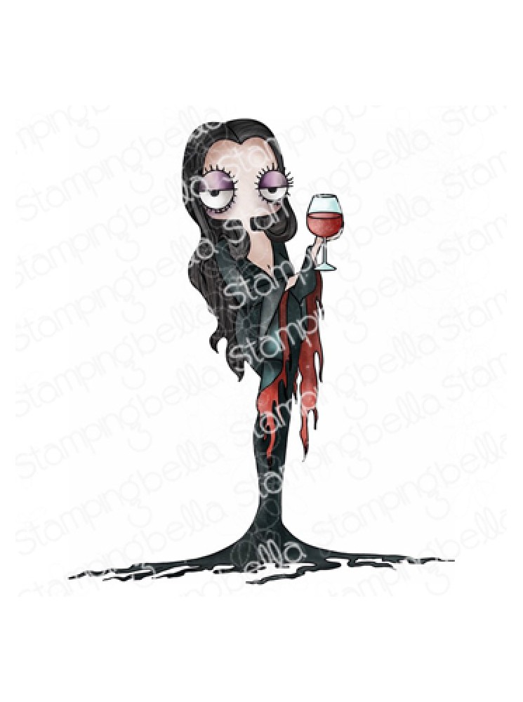 Spooky Lady - Collection "The Oddball" - Tampon cling - Stampingbella