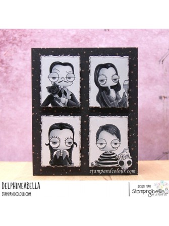 Spooky Lady - Collection "The Oddball" - Tampon cling - Stampingbella