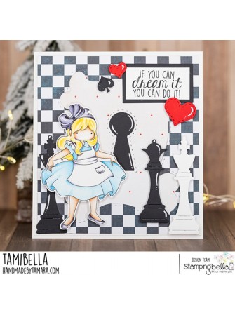 Alice - Collection Wonderland "Tiny Townie" - Tampon cling - Stampingbella