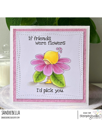 In a Flower - Collection "Bundle Girl" - Tampon cling - Stampingbella