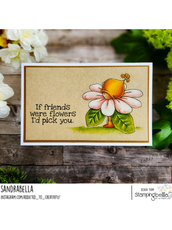 In a Flower - Collection "Bundle Girl" - Tampon cling - Stampingbella