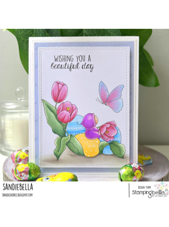 Amongthe Tulips - Collection "Bundle Girl" - Tampon cling - Stampingbella