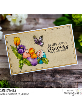 Amongthe Tulips - Collection "Bundle Girl" - Tampon cling - Stampingbella