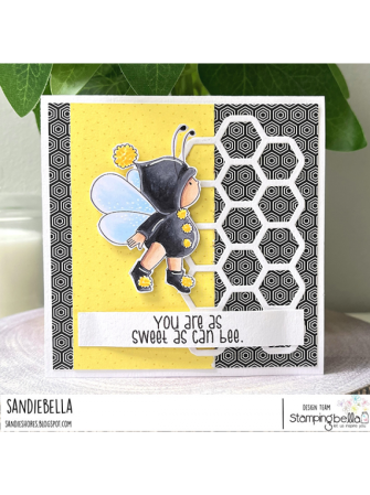 Is a Bee - Collection "Bundle Girl" - Tampon cling - Stampingbella