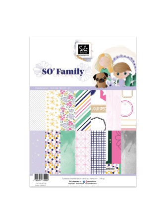 Pack papiers  - Collection "So' Family" A4 - Sokaï