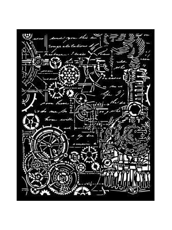 Gears - stencils - Collection "Sir Vagabond In Fantasy World" - Stamperia