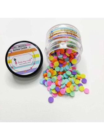 Confettis pour shaker - Rainbow - Dress My Craft