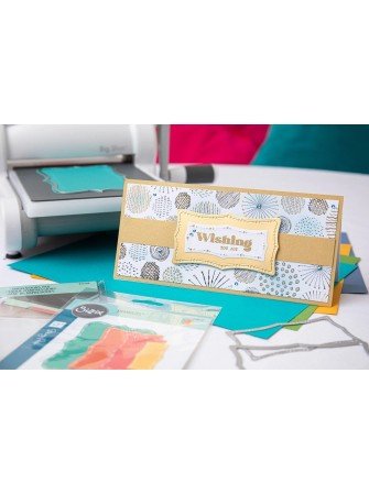 Etiquettes bords en pointillés - Framelits - Matrice de découpe -  Sizzix