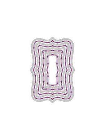 Etiquettes bords en pointillés - Framelits - Matrice de découpe -  Sizzix