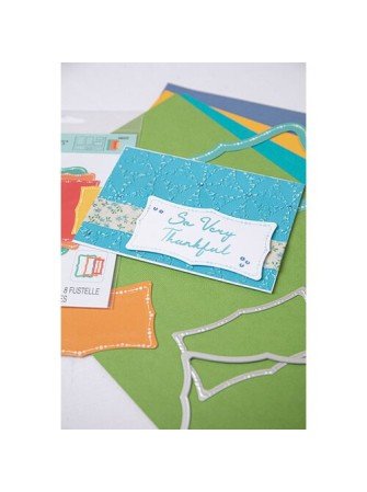Etiquettes bords en pointillés - Framelits - Matrice de découpe -  Sizzix
