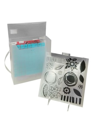 Boite de rangement transparente avec pochette intercalaires - Collection "EZ2O" - Tottaly-Tiffany