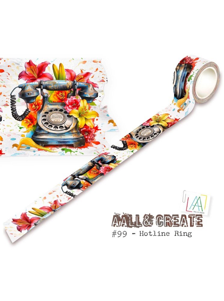 Washi Tape N° 99 - Hotline Ring - Aall & Create