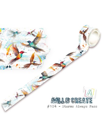 Washi Tape N° 104 - Storms Always Pass - Aall & Create