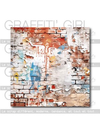 Pack papiers - Collection "Graffiti" - Grafitti Girl