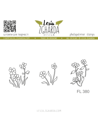 Fleurs de printemps - Tampon clear - Lesia Zgharda