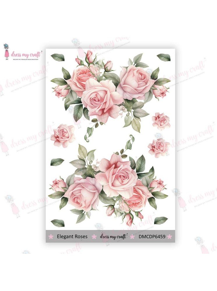 Mini Transfert me - Elegant Roses - Dress my craft