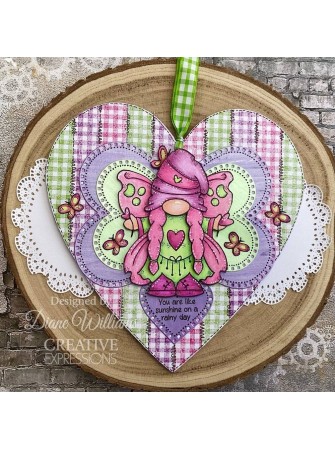 Tampon clear : Butterfly Norma - Woodware Craft Collection - Creative Expression
