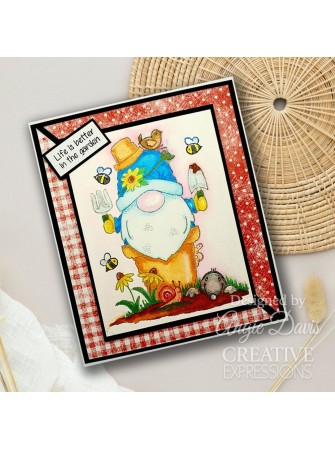 Tampon clear : The Gardener - Woodware Craft Collection - Creative Expression