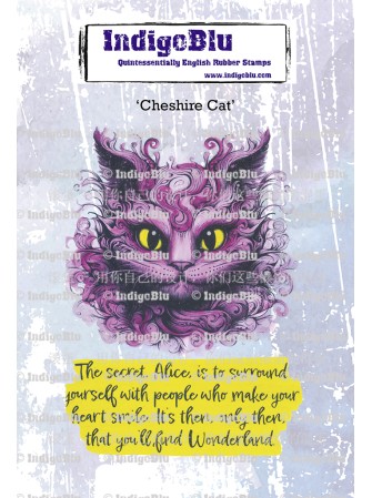 Cheshire Cat - Tampon cling - Collection "Wonderland" - IndigoBlu