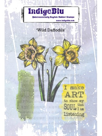 Wild Daffodils - Tampon cling - IndigoBlu