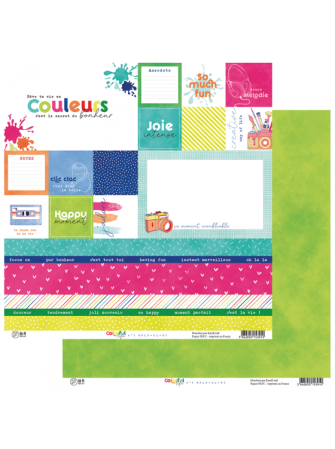 Pack papiers - Collection "Colorful life" - hA PI