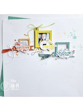 Chipboards - Collection "Colorful life" - Ha Pi Little Fox